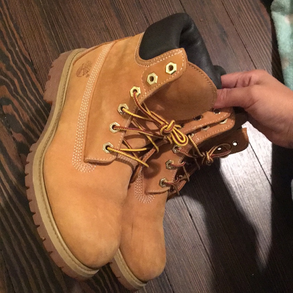 Timberlands size 7 in woman